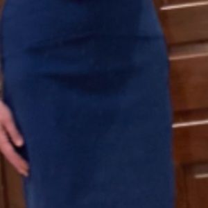 Navy Blue Pencil Skirt